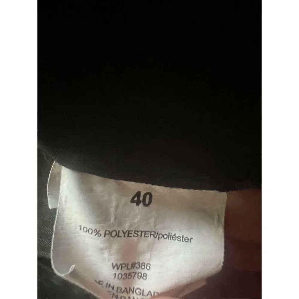 Haggar Black Cool 18 Pro Pleated Front Shorts Men's 40